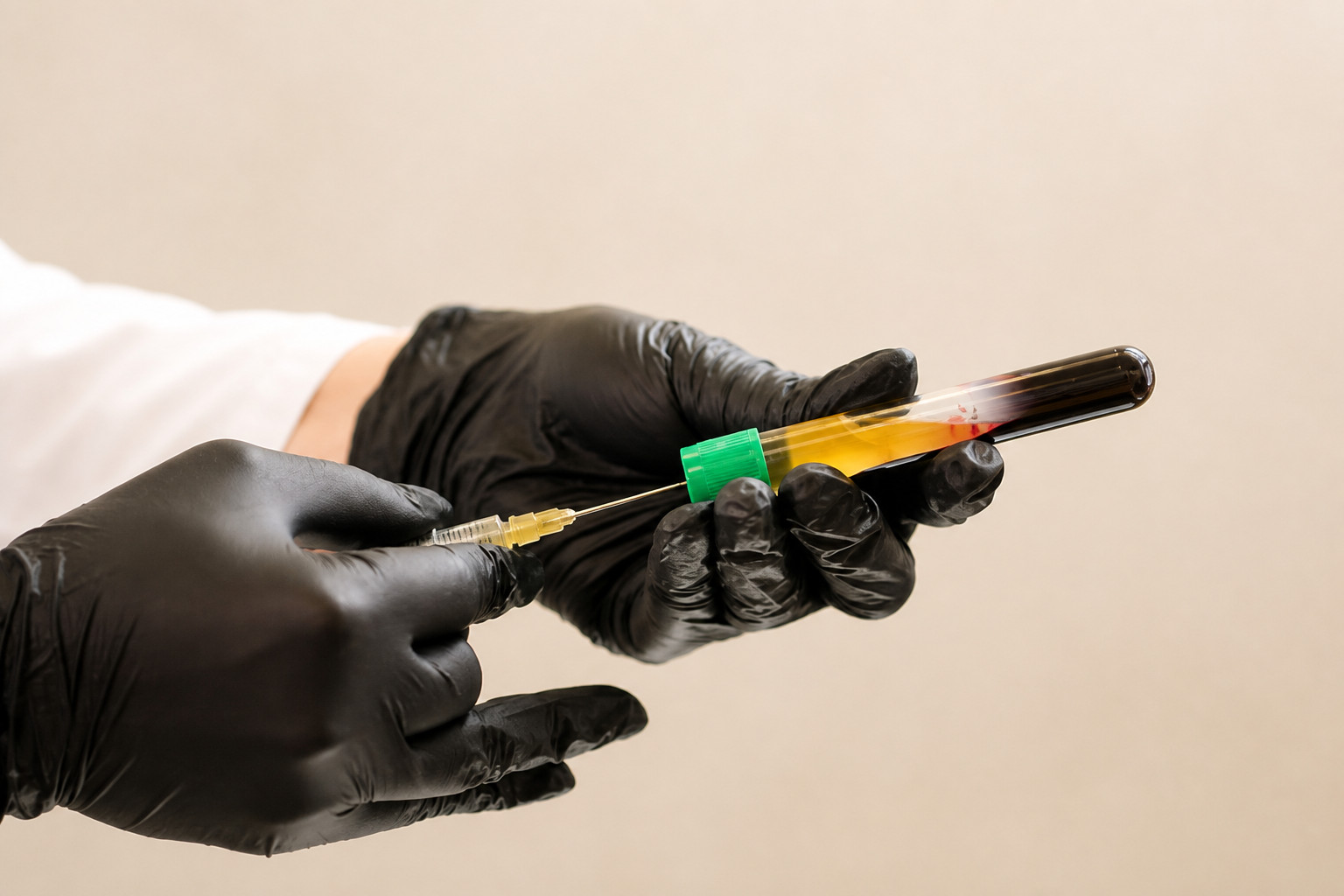 Gewinnung von plättchenreichem Plasma für die PRP-Behandlung